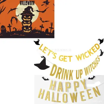 Laimingas Halloween Popieriaus Reklama Siaubo 