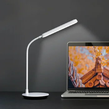 Led Tolygus Reguliavimas Stalo Lempos USB Įkrovimo Lanksčia Gooseneck Touch Stalo Lempa Biuro, Miegamojo ir Kompiuterio 3 Spalvų