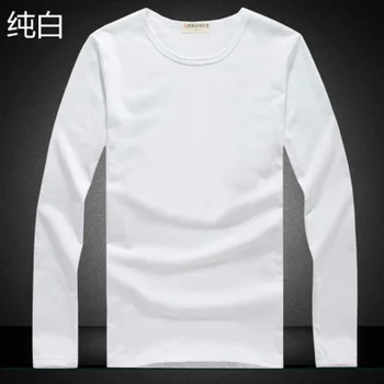 LI2465-119-Marškinėliai Paprasto Long Sleeve T Shirt Marškinėliai Vyrams Šarvai Vasaros