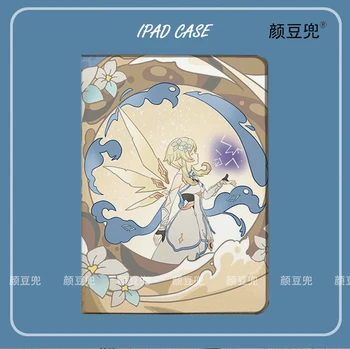 LUMINE Anime Genshin Poveikio Atveju, iPad 10.2 7 8 10 Oro 4 5 Mini 5 6 Byloje Prabanga Silikono iPad Pro11 12.9 colių 2023