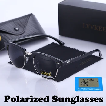 LVVKEE Prekės Karšto parduoti pusę kadro Poliarizuoti akiniai nuo saulės lauke vairavimo Saulės akiniai UV400 Akiniai gafas oculos De Sol 3016