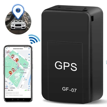 Magnetiniai Mini Automobilių Tracker GF-07 GPS Transporto Dviračių Positioner Anti-Theft Anti-lost Locator Realaus Laiko Stebėjimo Įrašyti Trackers