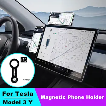 Magnetinio Pagalbos Telefono Turėtojas Tesla Model S X 3 Y Automobilių Mobilųjį Telefoną Prijungti Reguliuojamas Monitoriaus Plėtra Laikiklis Ekrano Pusėje