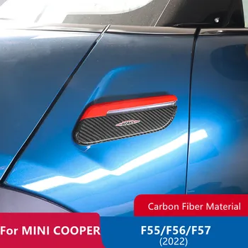 MINI Cooper F55 F56 F57 2022 Automobilio Priekinio Sparno Posūkio Žibintas Lipdukai F55 mini Priedai F56 Anglies Pluošto F57 Kabrioletas Dangtis