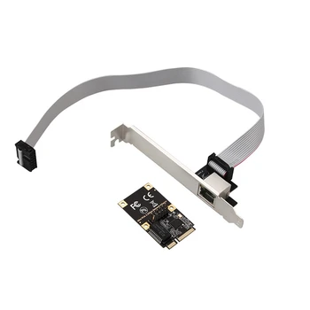 Mini PCIE Single Port Gigabit ethernet Tinklo plokštė 2500M Ethernet Tinklo plokštės RJ45 LAN Gaming Tinklo plokštė