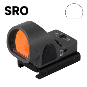 Mini RMR SRO Red Dot Kolimatorius Akyse Tactica Medžioklės Konkurencingą Atspindys Riflescope Lauko Sporto Optinis taikymo Sritis