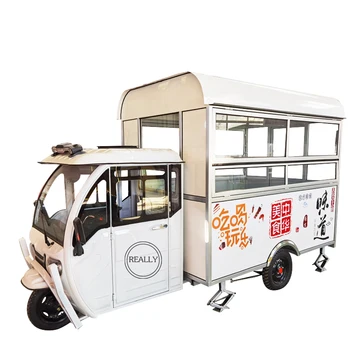 Mobilusis Elektrinis Maisto Sunkvežimis Mini Trimis Ratais, Triratis, JAV, Europoje, GRILIS Ledų Hot Dog Mažų Prekybos Krepšelį Priekaba