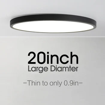 Modernus minimalistinis LED ultra-plonas rankenėlę montavimas tamsos šviesa su trijų spalvų variantų ir nuotolinio valdymo diskiniai