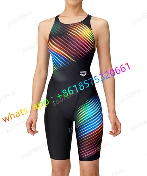 Moterų Vienas Gabalas Bodysuit maudymosi kostiumėlį Triatlonas Konkurencingą Pro Mokymas Kelio Ilgis, maudymosi Kostiumėliai, Baseinas Komforto Maudymosi Kostiumas