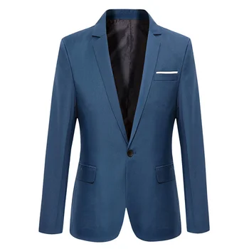 Mėlyna Vyrų Švarkai Darbo pareigas, 2022 Vyrų Tuxedos Dėl Formalių Kartų Kišenės Kailio Švarkai Vyrų Užsakymą Vyrų Verslo Slim Sportiniai švarkai (bleizeriai)