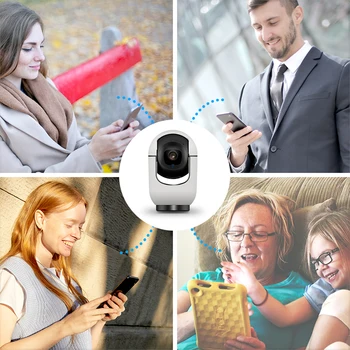 Namų WiFi Smart Kamera Su HD Objektyvas atsparus Vandeniui Lengvas Montavimas išmanųjį Fotoaparatą, Miegamojo Kambarį