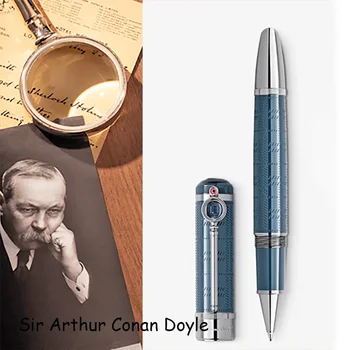 Naujas MB Sir Arthur Conan Doyle Specialusis Parašas Rollerball Tušinukas Aukštos Kokybės didinamasis stiklas Apie Įrašą