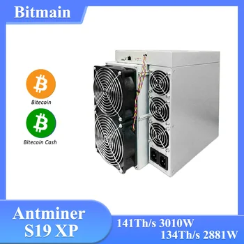 Naujas S19XP 141/134/s Bitmain Asic Antminer Bitcoin Miner su elektros Energijos Tiekimo, Kasybos SHA-256 Būdas Sutaupyti Šildymo Kaina