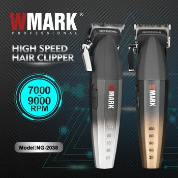 Naujas! WMARK NG-2038 Kūgio formos Stiliaus Profesionali Plaukų Clipper Laidą & Belaidžius Plaukų Žirklės su Aukštos Kokybės Peilis