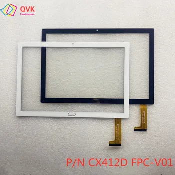 Nauji 10.1 Colių Suderinama P/N CX412D FPC-V01 Tablet Capacitive Jutiklinis Ekranas skaitmeninis keitiklis Jutiklis Išorės Stiklo Skydelis