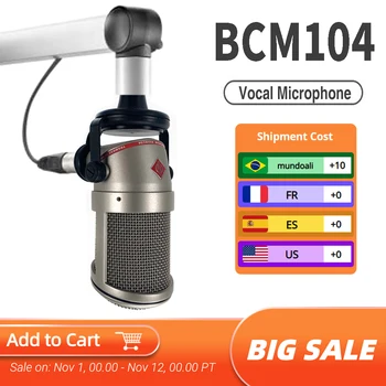 Nemokamas Pristatymas BCM104 studija mikrofonas ultimate studio standard Mikrofonas Pro įrašymo studijoje BCM104 mikrofonas