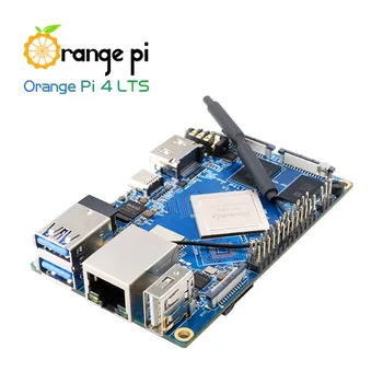 Oranžinė Pi 4 LTS 4GB RAM Rockchip RK3399 Pritarė Wifi+BT5.0 Gigabit EthernetRun 