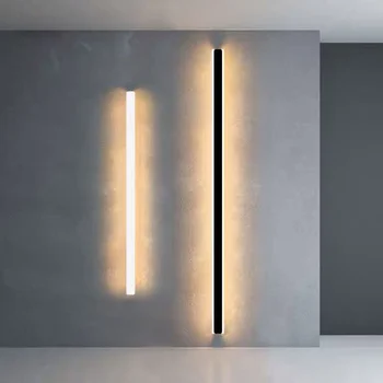 Paprasta LED Sienos Žibintai Kambarį Valgomasis Apdailos Juostelės Sieniniai Šviestuvai Laiptų Kampe Sienos Lempa, Namų Patalpų Apšvietimas, Lempos