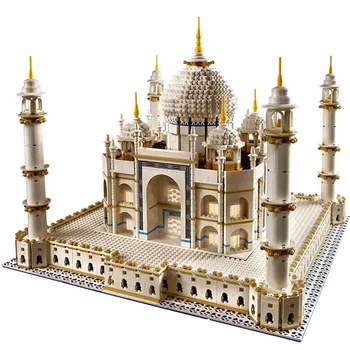 Pasaulyje Garsaus Architektūros Taj Mahal, Statyba Blokai, Plytos Suderinama 10189 10256 Švietimo Vaikai Kalėdų Gimtadienio Žaislas Dovanos