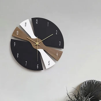 Prabanga Kambarį Sieniniai Laikrodžiai Originalus Elegantiška Apvali Estetinės Laikrodis Sienos Fone Moderni Klasika Reloj De Sumalti Namų Projektavimas