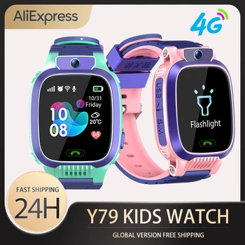 PYLV Y79 Vaikas Smartwatch 4G GPS Tracker SOS Balso Stebėti HD Kamera, Vandeniui Smart Vaikų Berniukų, Mergaičių Žiūrėti Xiaomi