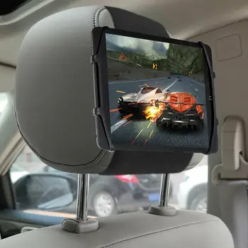 Reguliuojamas Automobilių Pagalvėlės Mount Turėtojas Tampus Silikono Padengti Laikiklis Automobilio Sėdynės atlošo Universalus Suderinama trinkelėmis Tablečių Telefono