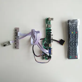 rinkinys LCD VGA RF USB HDMI suderinamus Garso TV LED AV Controller valdybos LP133WH2(TL)(A3/(TL)(A4) 1366X768 13.3