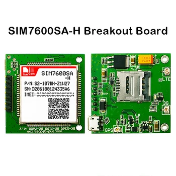SIMCOM SIM7600SA-H Breakout Valdybos LTE Cat4 Moduliu, Naujoji Zelandija, Australija, Pietų Amerika B1/B2/B3/B4/B5/B7/B8/B28/B40/B66