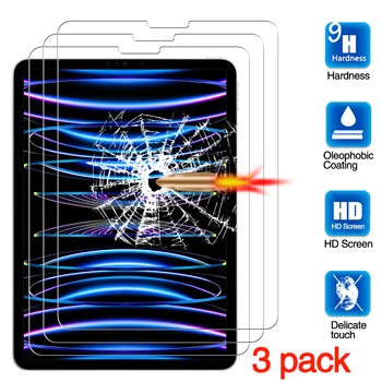 Skaidrus Grūdintas Stiklas, Skirtas Apple iPad Pro 11 2022 m. (11-colių, 4 Kartos) Apsaugos Dustprood Screen Protector