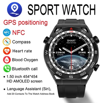 Smart Watch Vyrų 454*454 AMOLED 