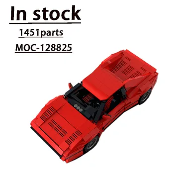 SS-128825 Raudona Naujas Super 288GT Automobilių Sporto Asamblėjos Pastatas, Blokinis Modelis • 1451 Dalys Suaugusiųjų Vaikų Gimtadienio Užsakymą Žaislą Dovanų