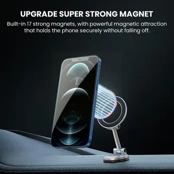 Stilingas Magnetinis Automobilinis Telefono Laikiklis Magnetas Išmaniojo telefono Stovas Paramos GPS Sulankstomas IPhone Samsung Automobilių Accesorries G1P2