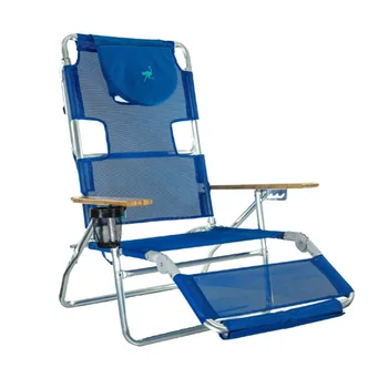 Stručių 3 N 1 Lengvas Aliuminio Rėmas 5 Pozicijos Sėdima Paplūdimio Kėdės, Mėlyna