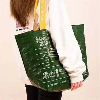 Sulankstomas Ekologiškas Pirkinių Krepšys, atsparus Vandeniui Moterų Bakalėjos Shopper Peties Saugojimo Krepšiai Didelės Rankinės Nešti Kišenėje Dėklas