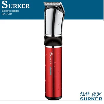 surker elektriniai plaukų žoliapjovės SK-7201 IPX7 atsparus vandeniui baby vaikų plaukų clipper įkraunama plaukų clipper barzda žoliapjovės kirpimas