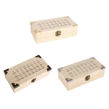 Taro Kortų Dėžutė Dekoratyviniai Papuošalai Pakabukas Box, Multi-Naudingumo Taro Organizatoriai