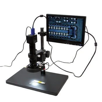 TBK Profesinės Mikroskopu Darbalaukio Mikroskopu 10A HD 10~180x Profesinės Iphone BGA CPU Priežiūros Pramonės Video