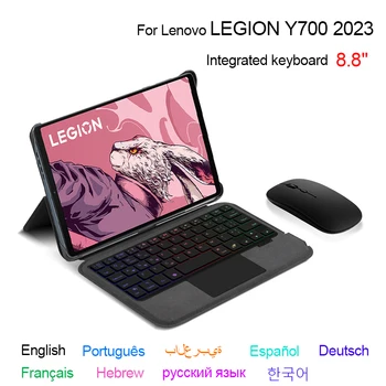 TouchPad Klaviatūra Lenovo LEGIONO Y700 2023 8.8-colių TB-320F Tablet Belaidė Klaviatūra Atveju 한국어 korėjiečių, portugalų, prancūzų, ispanų