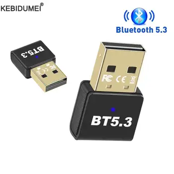 USB Bluetooth 5.3 5.0 Dongle Adapterį, KOMPIUTERIO Garsiakalbis, Ausinės Belaidės Pelės, Klaviatūros Muzikos Garso Imtuvas, Siųstuvas