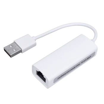 USB Ethernet Adapter Remti Windows XP/7/Vista, Linux PC Interneto USB Anti-trukdžių Laidinio Card USB2.0 Macbook Wii Tablet
