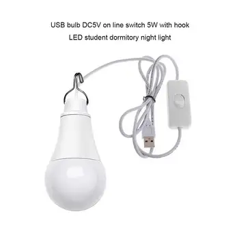 USB Lemputė Šviesos su Kabliu Reguliuojamas, Patvarus, Žibintus, Avarinio Naktį Lempa