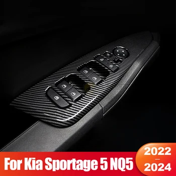 Už Kia Sportage 5 NQ5 2022 2023 2024 Sportage Hibridas X GT Line HEV Automobilio Lango Stiklo Pakėlimo Jungiklis, Skydelis, Apdaila Padengti Priedai