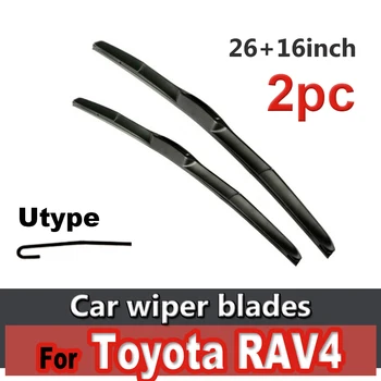 Valytuvas Priekiniai Hibridiniai Valytuvai Toyota RAV4 XA40 2013 - 2018 priekinio Stiklo, Priekinio Lango Automobilių Lietaus Šepečiai 26