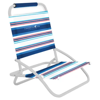 Viena Pozicija Lankstymo Paplūdimio Kėdės, Poliesterio Audinio,Metalo, Poliesterio,19,5 X 24 X 23 Cm