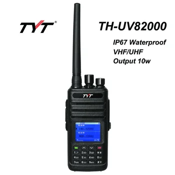 Walkie Talkie IP67 TYT TH-UV8200 Vandeniui dviejų dažnių VHF/UHF 136-174/400-520MHz 10W Ilgo Nuotolio FM Nešiojamų Radijo 256ch VOX
