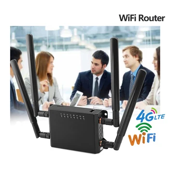 WE826-T2 4G LTE Maršrutizatorius 3G-4G Modemą, Belaidžio WiFi Router 300Mbps Su SIM Kortelės Lizdo MT7206A CPU Stabili WiFi Router Signalas