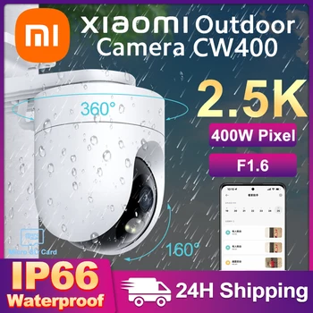 Xiaomi Smart Lauko Kamera CW400 2.5 K Mi Namų 2K AW300 WiFi IP Saugumo VAIZDO Stebėjimo Kamera Judesio Kelio Spalvotas Kamera