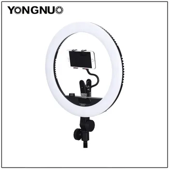 Yongnuo YN708 21 colio 704pcs SMD LED Vaizdo Šviesos Žiedas Tolygus Reguliavimas su mobiliojo Telefono Stovas, AC Adapteris, Maitinimo Selfie