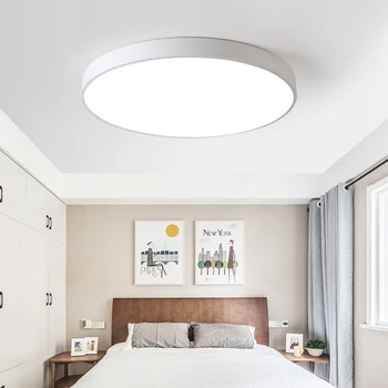 ZK50 LED apšvietimas šviestuvai, miegamieji Ultra-plonas LED lubų šviesos kambarį dekoratyvinis kambario šviestuvai
