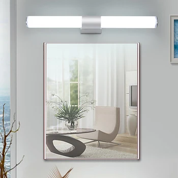 Šiuolaikinių LED Sieniniai Šviestuvai, Vonios kambarys VanityMirror lempa 12W 16W 22W AC85-265V AcrylicTube Sienos Sconce Makiažas, Apšvietimas Šviestuvai